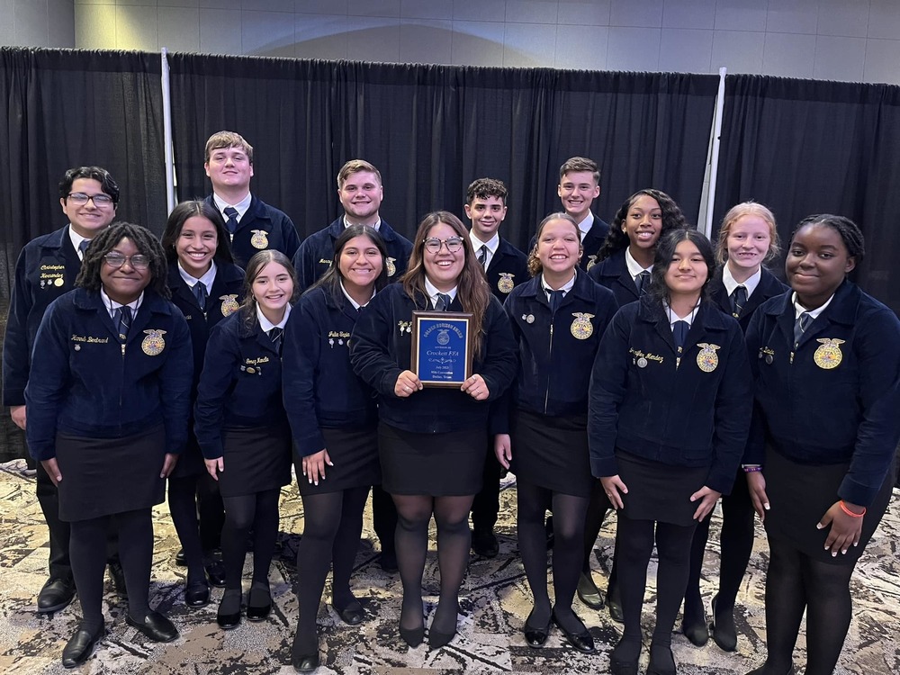 Crockett FFA Named One of the Top Chapters in Texas