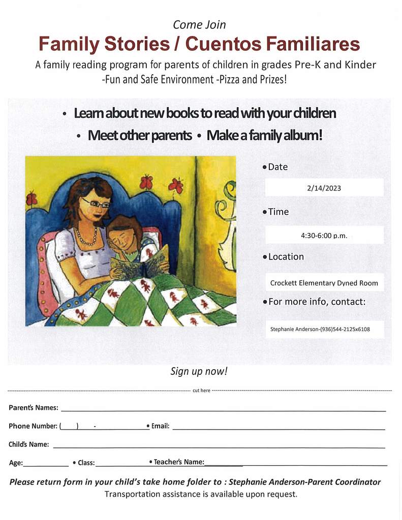 Latino Family Literacy Flyer 